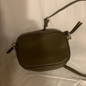 Green shoulder bag
